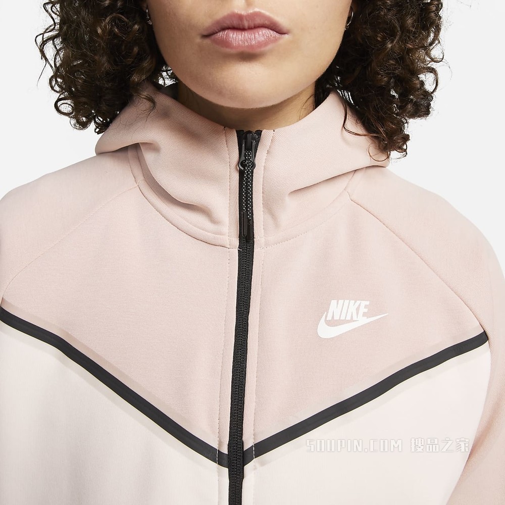 Nike Sportswear Tech Fleece Windrunner 女子全长拉链开襟连帽衫