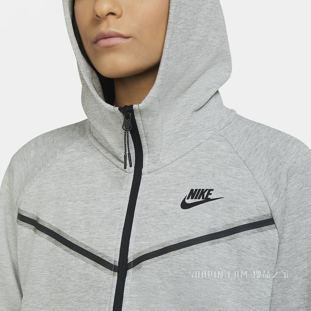 Nike Sportswear Tech Fleece Windrunner 女子全长拉链开襟连帽衫