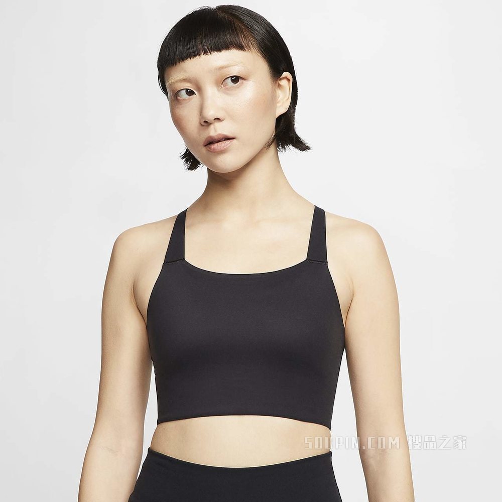 Nike Swoosh Luxe 女子中强度支撑衬垫运动内衣