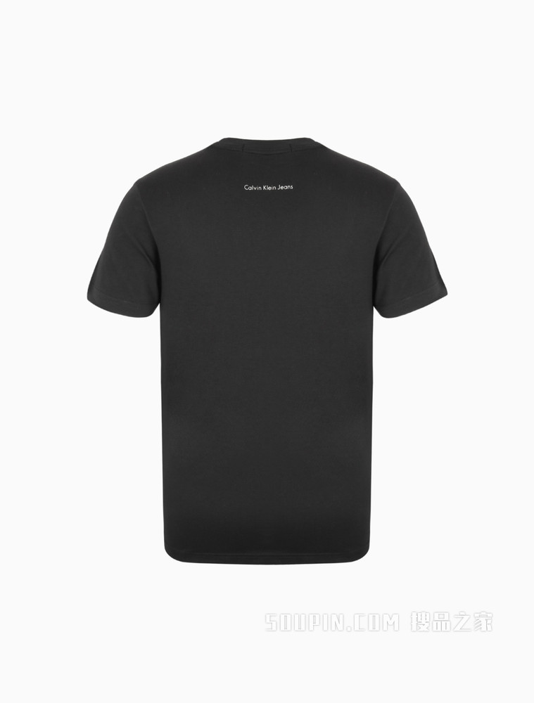 Calvin Klein 男装全棉撞色LOGO短袖T恤 J318472
