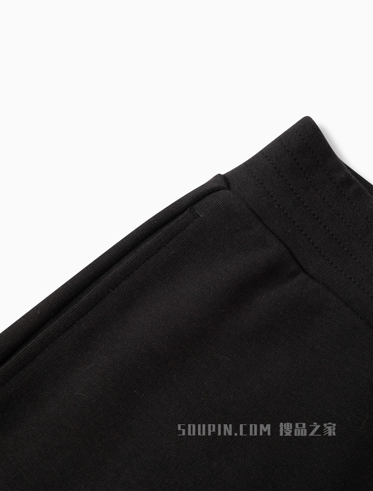 Calvin Klein 女士直筒开叉印花LOGO针织休闲裤J218467