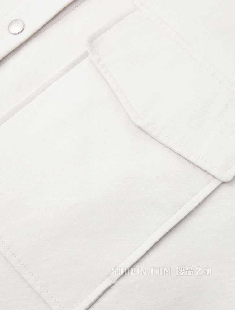 Calvin Klein 女士工装风翻领口袋刺绣夹克外套J217790