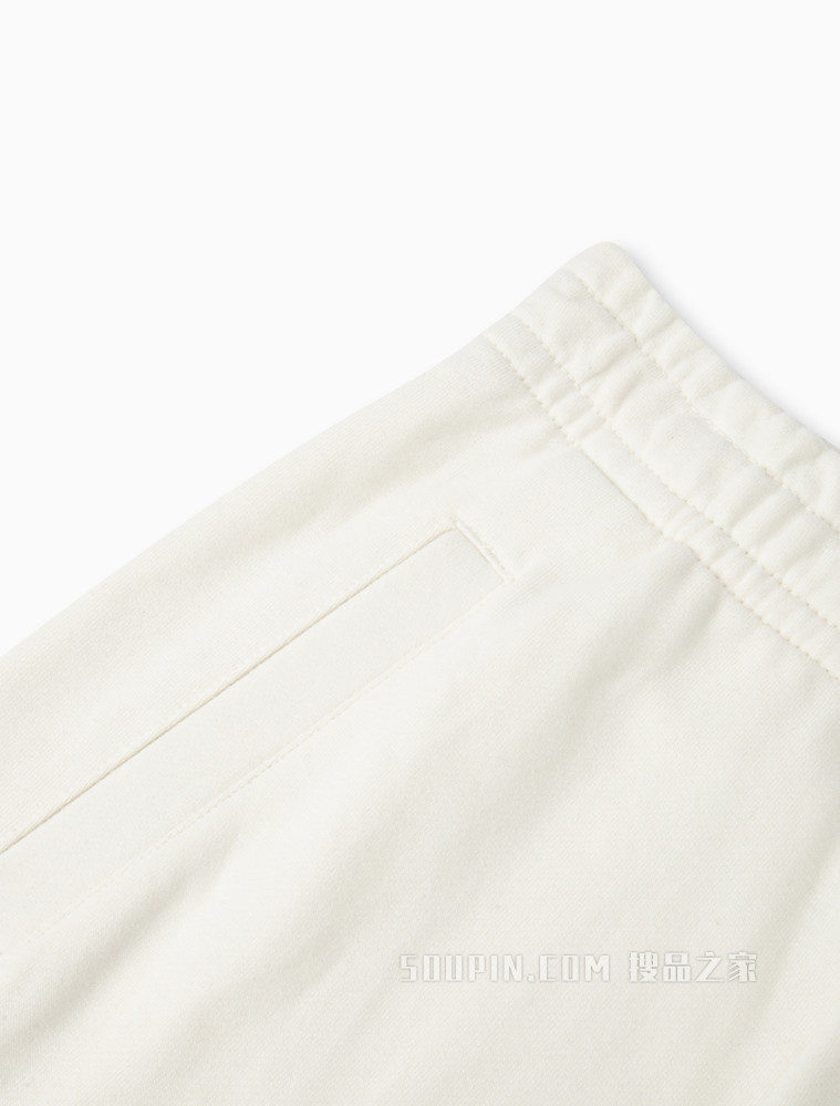 Calvin Klein 女士松紧束脚纯棉叠印LOGO休闲裤J217786
