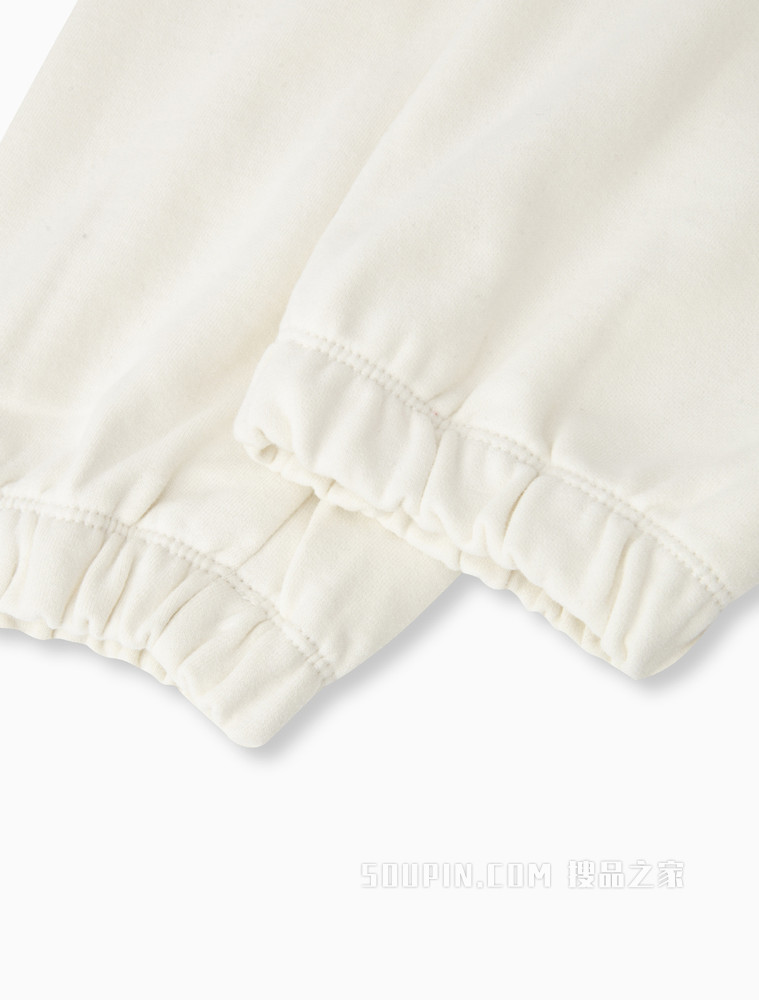 Calvin Klein 女士松紧束脚纯棉叠印LOGO休闲裤J217786