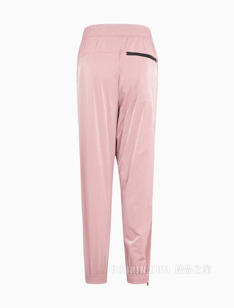 Calvin Klein 女士时尚松紧拉链束脚印花休闲裤J217748
