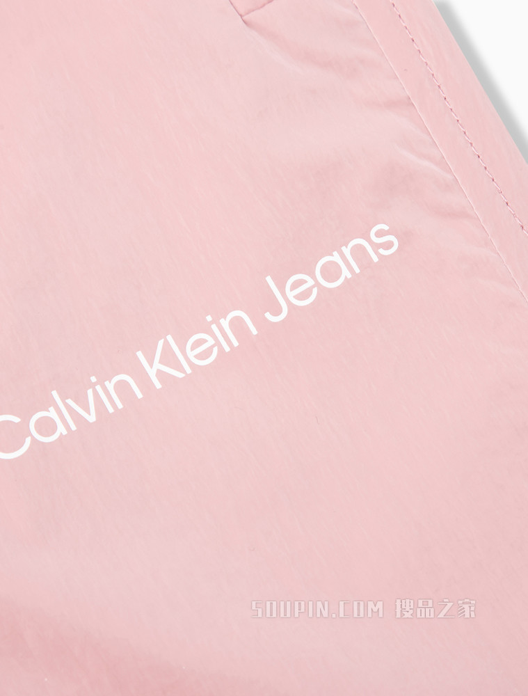 Calvin Klein 女士时尚松紧拉链束脚印花休闲裤J217748