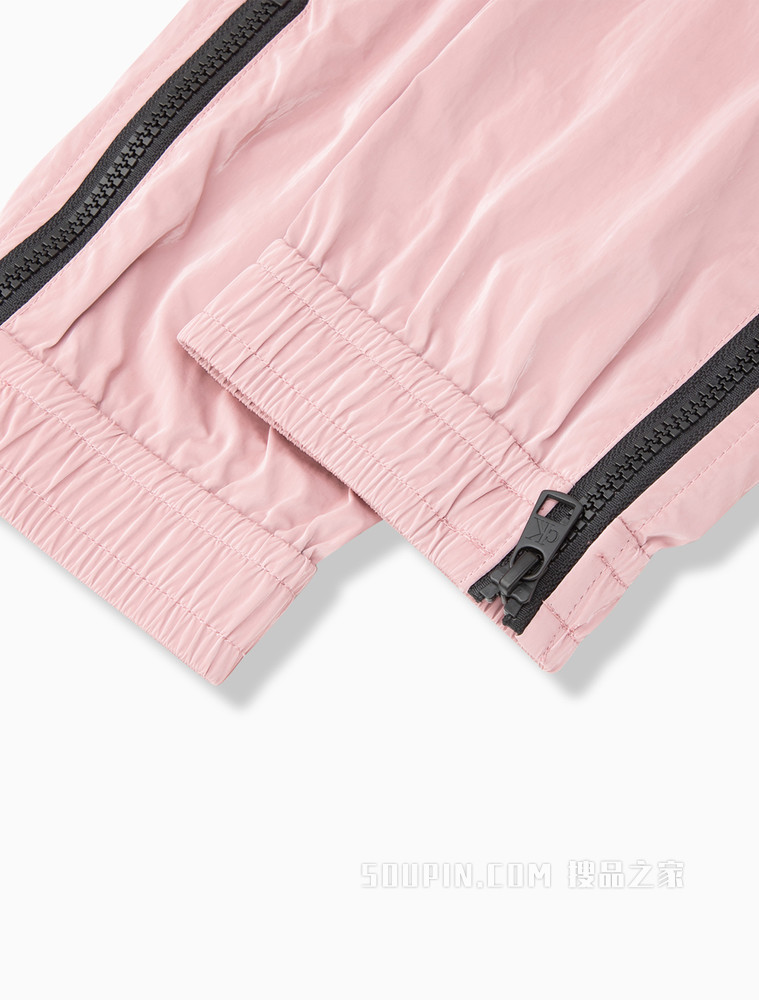 Calvin Klein 女士时尚松紧拉链束脚印花休闲裤J217748