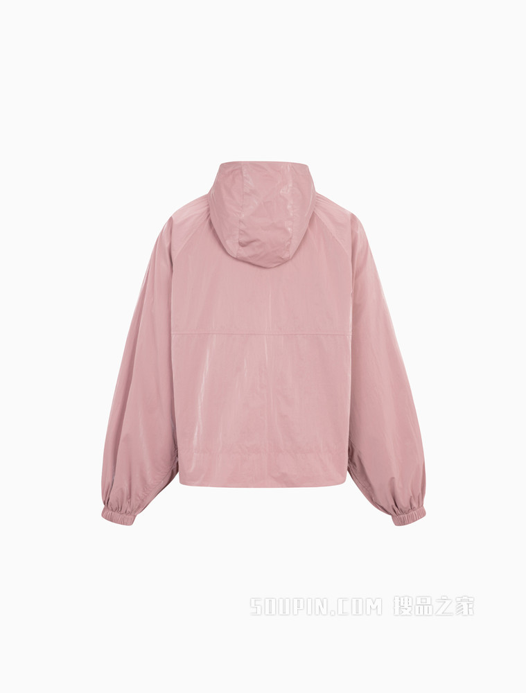 Calvin Klein 女士运动连帽印花大口袋夹克外套J217704