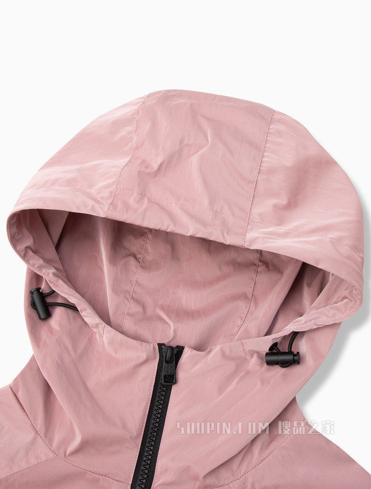 Calvin Klein 女士运动连帽印花大口袋夹克外套J217704