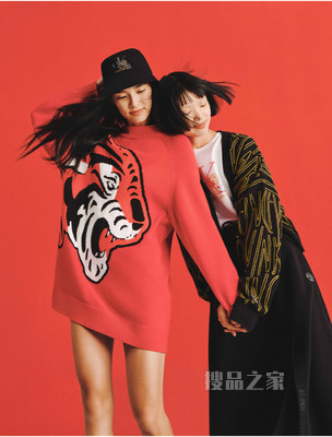 【虎年限定】Calvin Klein 女士新春虎头刺绣半身裙J217949