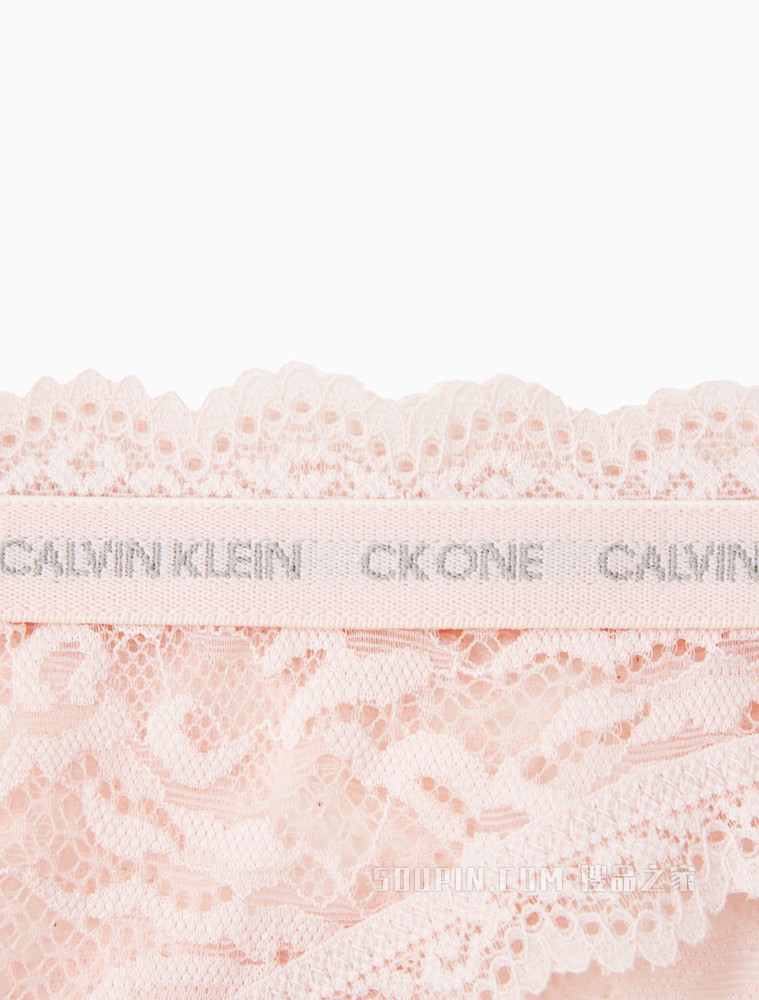 【One有引力带】Calvin Klein 女士全蕾丝三角内裤QF6203AD