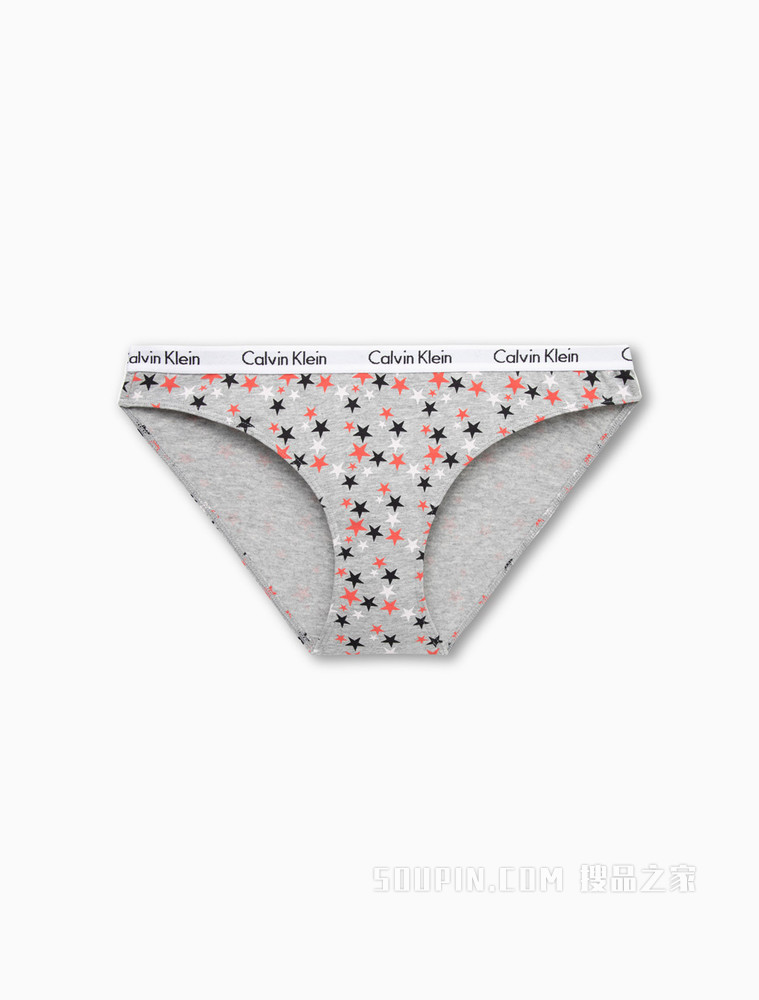 Calvin Klein女士三条装循环LOGO时尚比基尼三角内裤QD3588