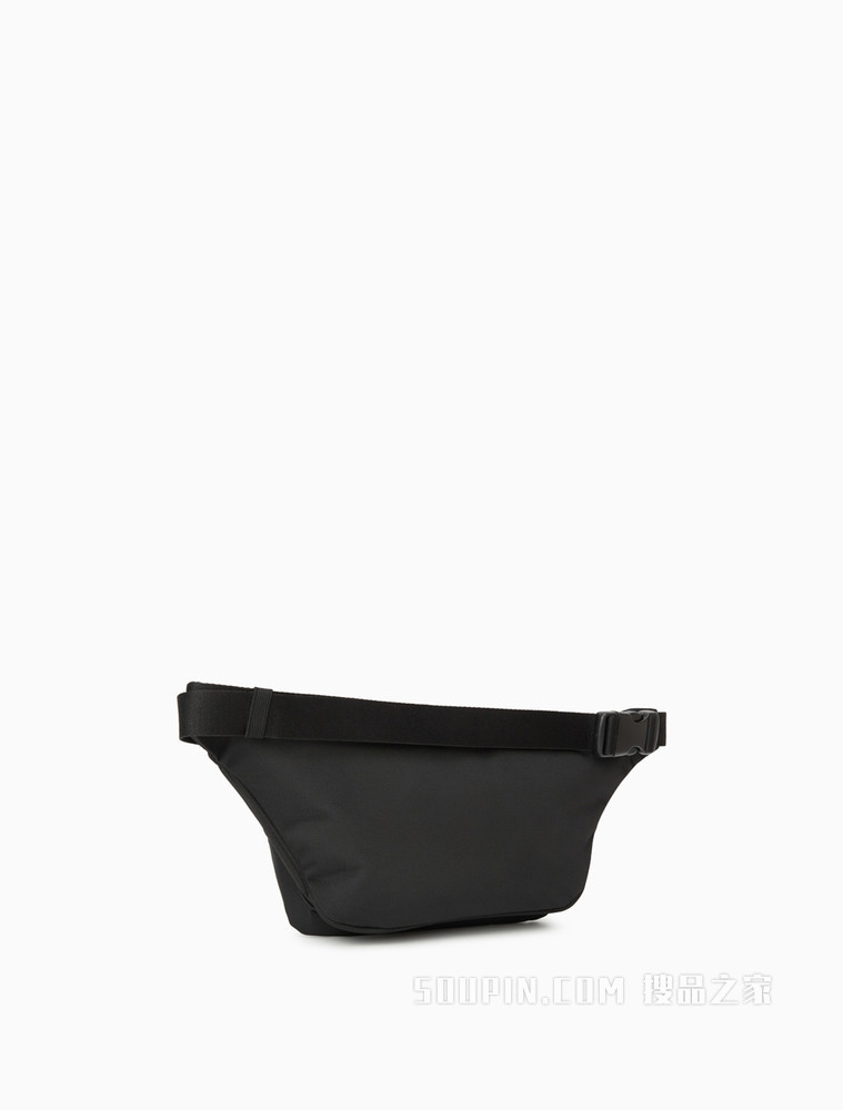 Calvin Klein 男士插扣多拉链立体胶质LOGO腰包HH3033