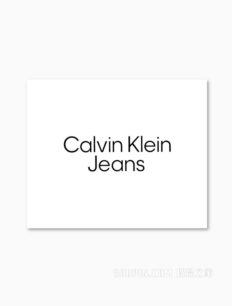 Calvin Klein 男士商务通勤牛皮革压印LOGO卡包HP1707