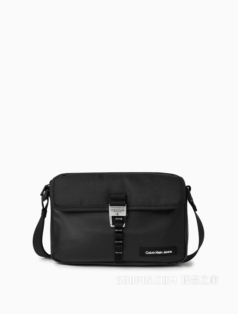 Calvin Klein 男士休闲金属卡扣机能单肩相机包HH3053