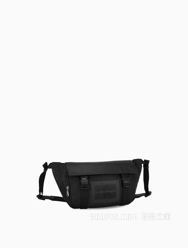 Calvin Klein 男女同款潮流休闲翻盖单肩斜挎包HH2394K9900