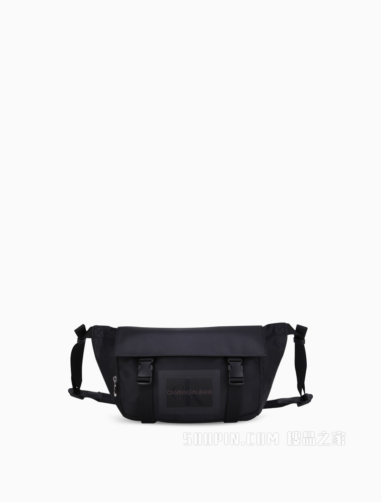 Calvin Klein 男女同款潮流休闲翻盖单肩斜挎包HH2394K9900