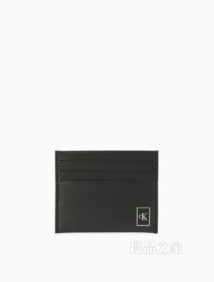 Calvin Klein 男士LOGO印花时尚牛皮卡夹HP1623
