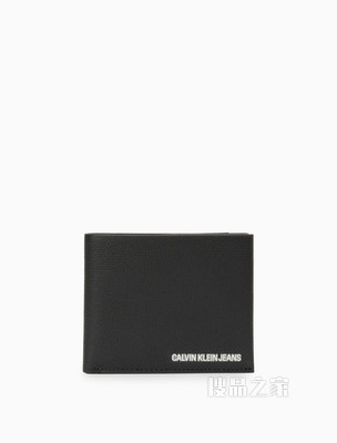 Calvin Klein 男士立体LOGO折叠真皮卡夹HP1638