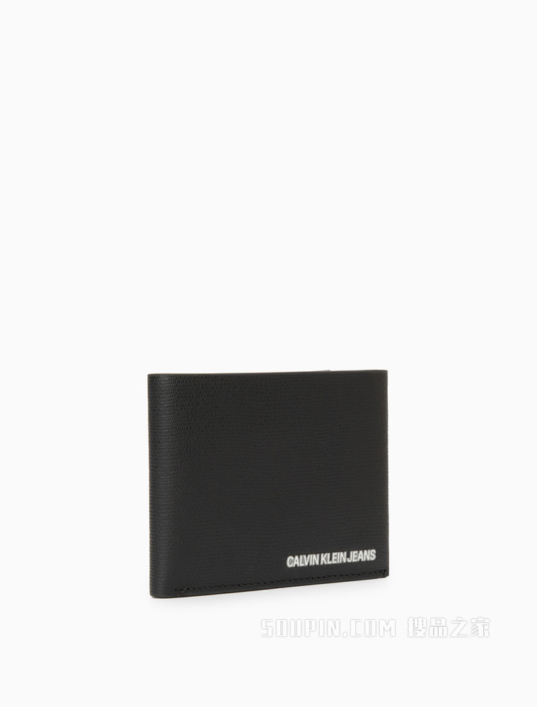 Calvin Klein 男士立体LOGO折叠真皮卡夹HP1638