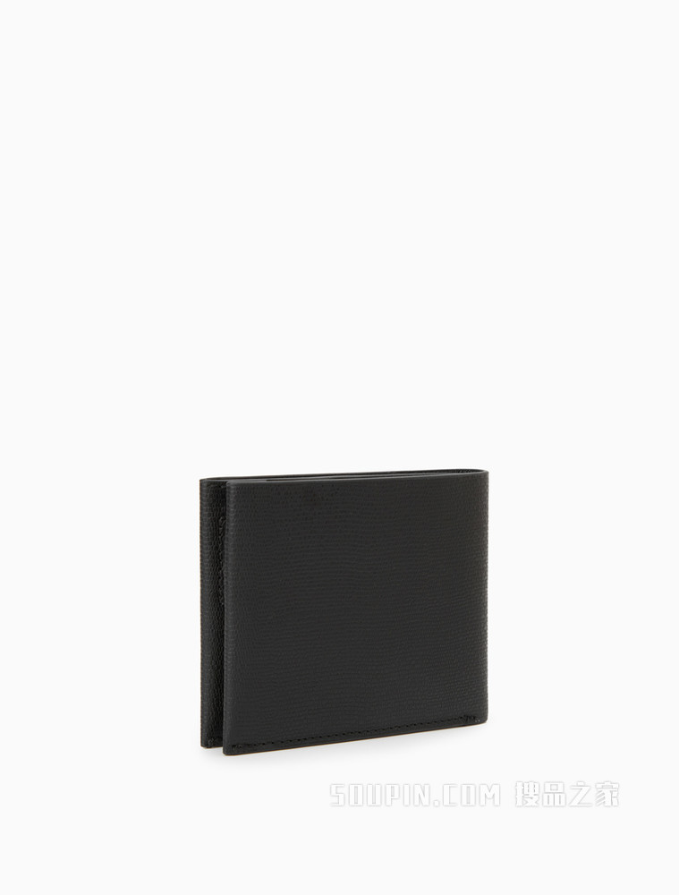 Calvin Klein 男士立体LOGO折叠真皮卡夹HP1638