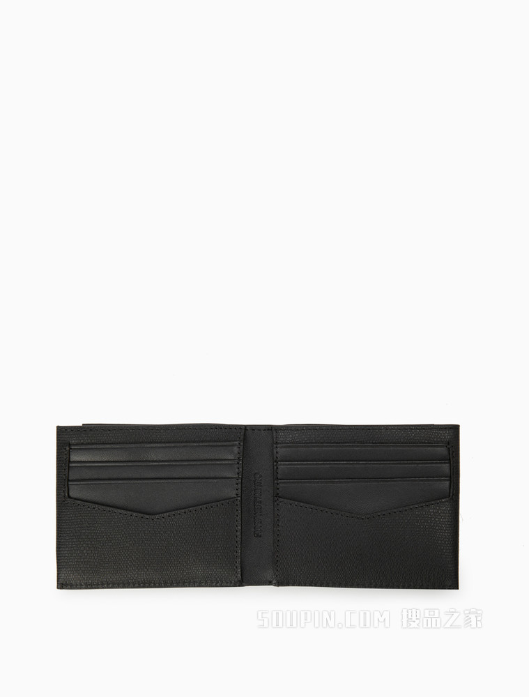 Calvin Klein 男士立体LOGO折叠真皮卡夹HP1638