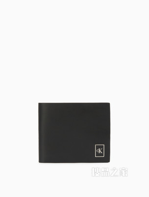 Calvin Klein 男士时尚牛皮LOGO胶印框钱包HP1625