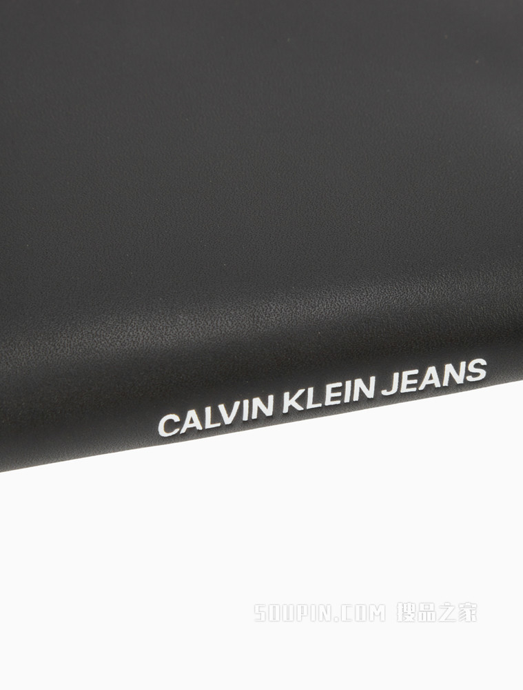 Calvin Klein 男士时尚牛皮LOGO胶印框钱包HP1625