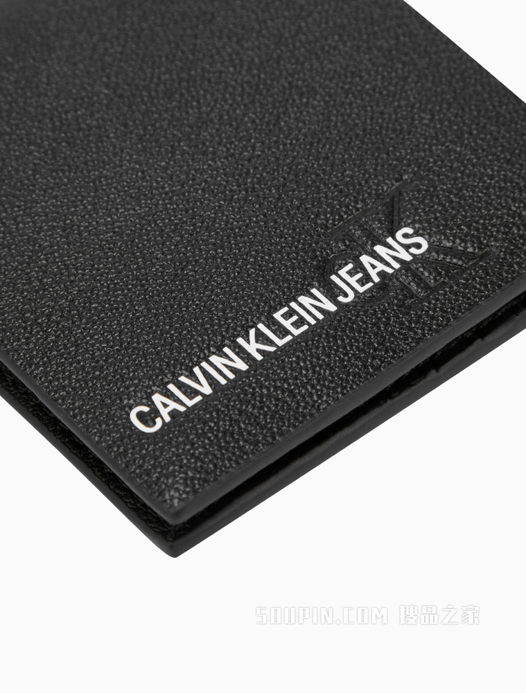 Calvin Klein 男士牛皮荔枝压纹分层钱夹HP1619