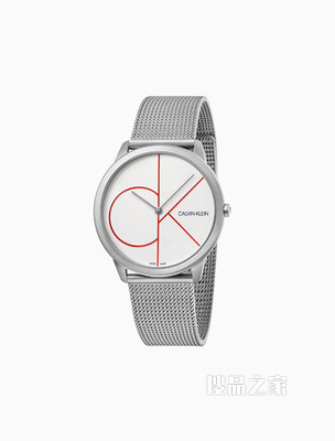 Calvin Klein男装新款Minimal 简约系列石英手表K3M51152