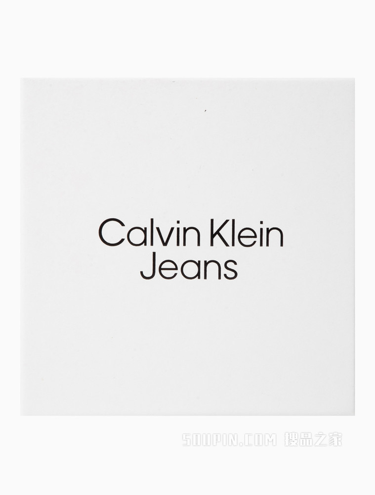 Calvin Klein 男士双面用金属针扣LOGO压印皮带HC0649
