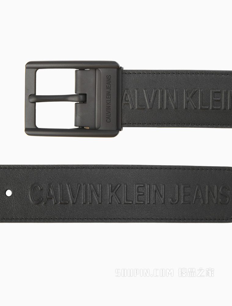 Calvin Klein 男士方头针扣时尚腰带HC0655