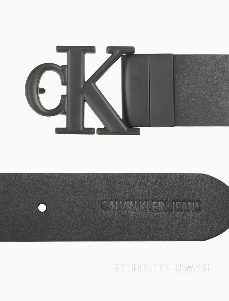 Calvin Klein 男士简约LOGO个性腰带HC0650