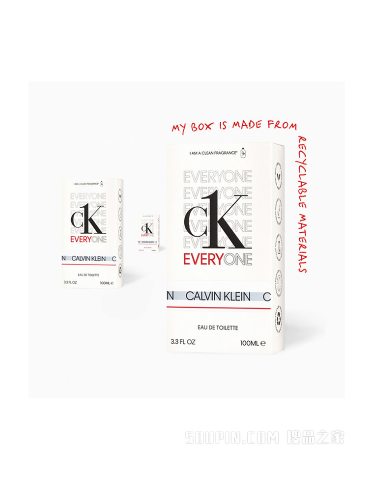 Calvin Klein EVERYONE 卡尔文克雷恩众我中性淡香水香氛EDT 99350033772