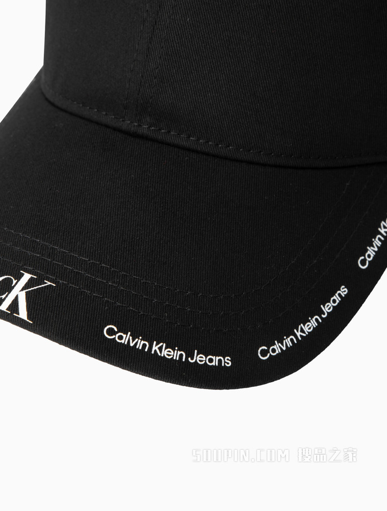 Calvin Klein 男士休闲纯棉撞色LOGO印花鸭舌棒球帽HX0234