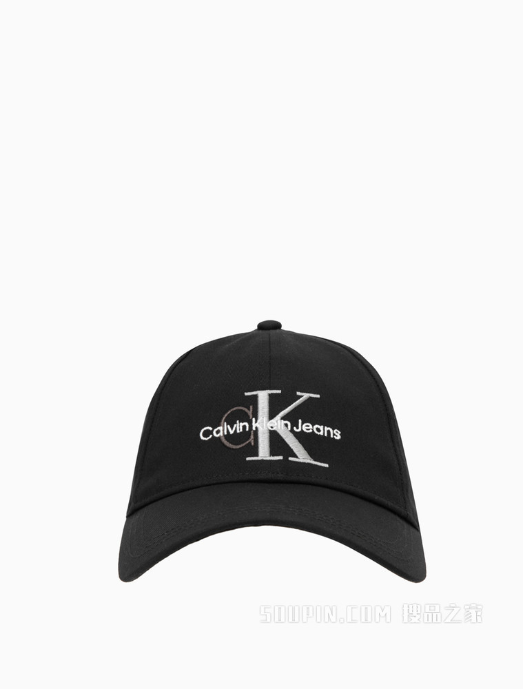 Calvin Klein 男士简约纯棉刺绣LOGO鸭舌棒球帽K508133