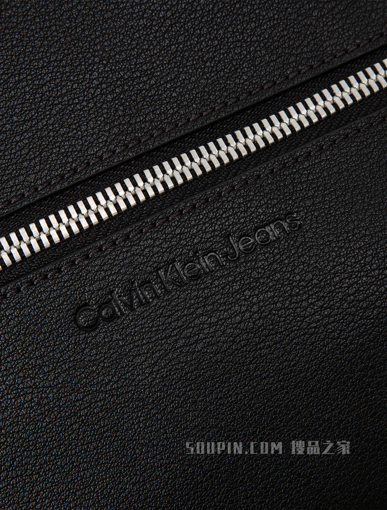 Calvin Klein 女士拉链LOGO提花肩带双肩背提包DH2933