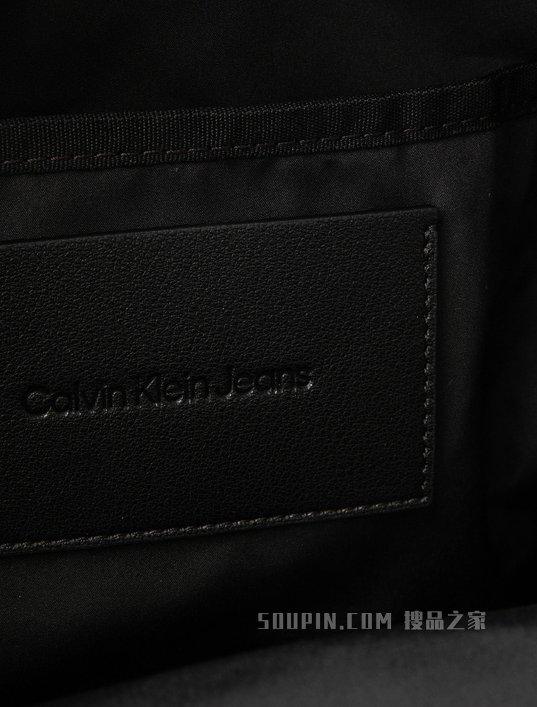 Calvin Klein 女士拉链LOGO提花肩带双肩背提包DH2933