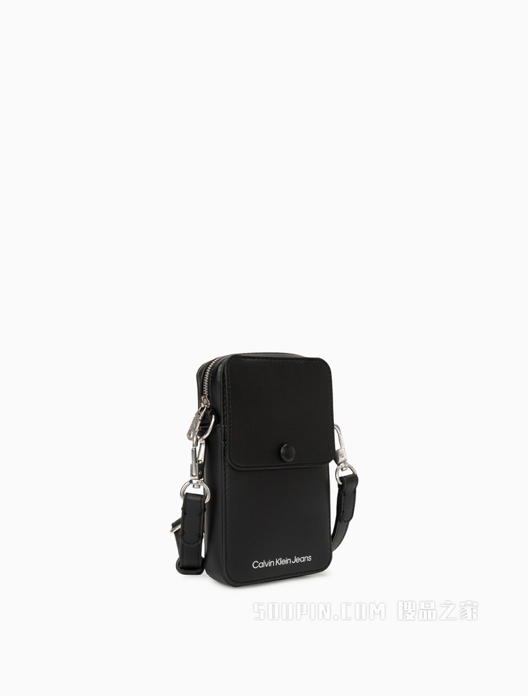 Calvin Klein 女包拉链简约印花迷你斜挎手机包DP1509