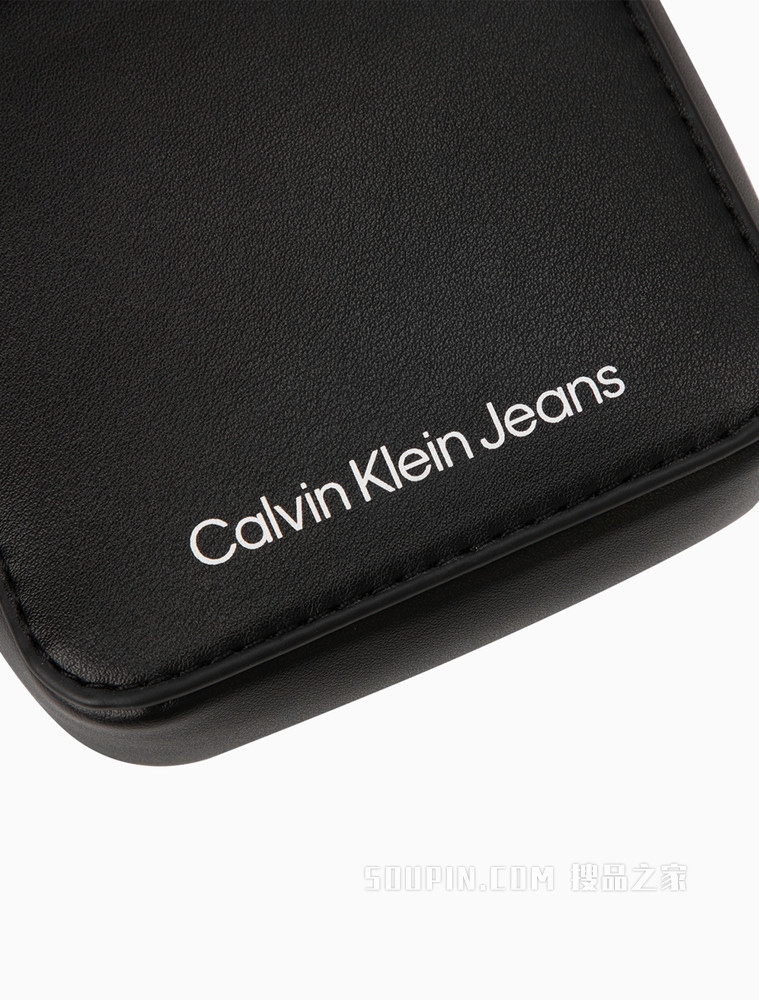 Calvin Klein 女包拉链简约印花迷你斜挎手机包DP1509