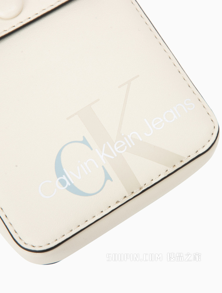 Calvin Klein 女包拉链印花迷你单肩斜挎手机包DP1501