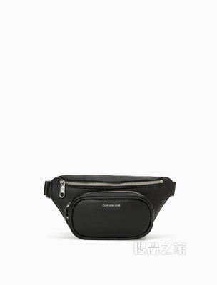 Calvin Klein 女包拉链开合压印LOGO腰带卡扣腰包DH2791