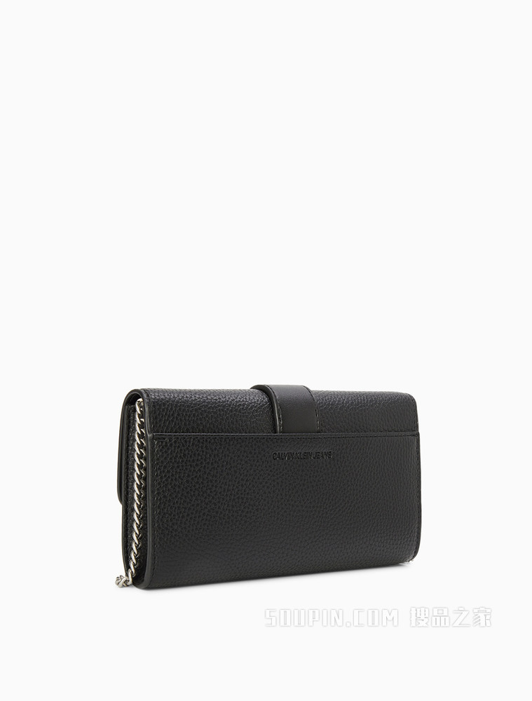 Calvin Klein 女包 金属LOGO扣面立体长方形背提包DP1417