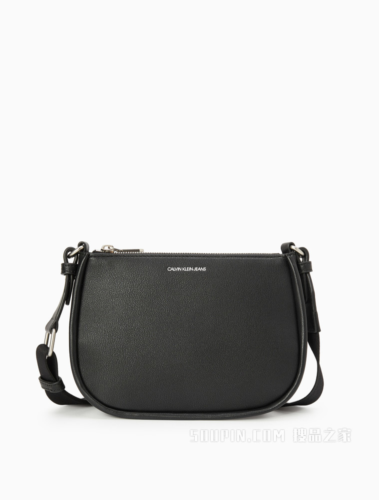 Calvin Klein 女包金属LOGO圆弧底座立体背提包DH2771