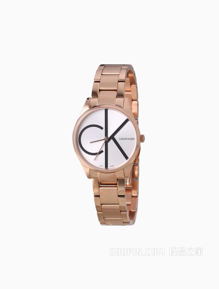 Calvin Klein女装新款Time 时光记忆系列石英手表K4N23X46
