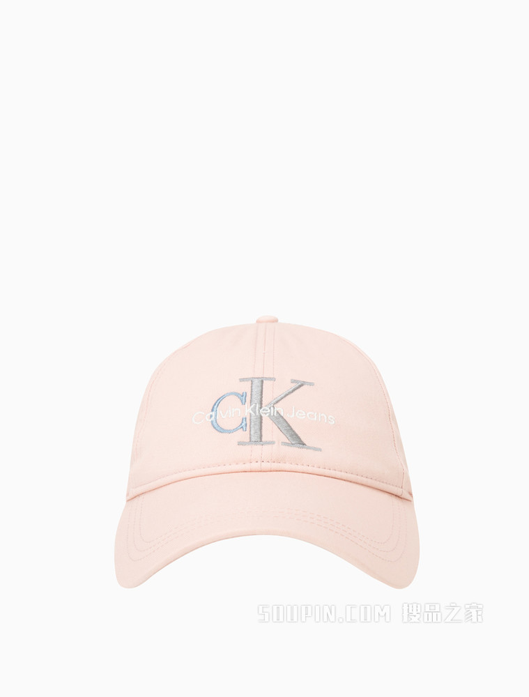 Calvin Klein 女士户外纯棉刺绣字母鸭舌棒球帽K608846