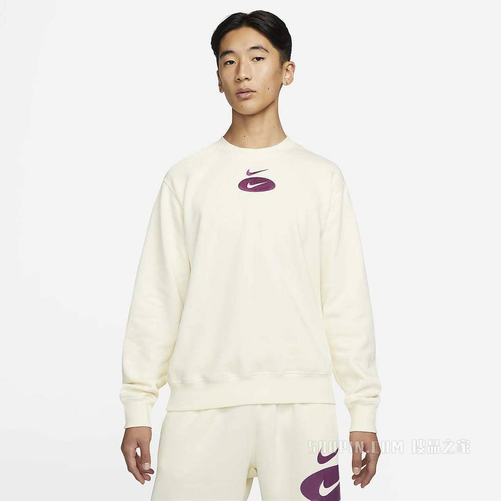 Nike Sportswear Swoosh League 男子起绒圆领上衣