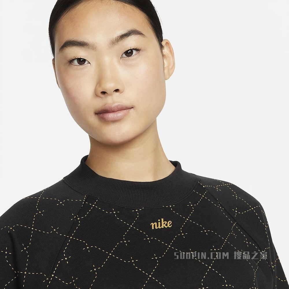 Nike Novelty 女子短款起绒运动衫
