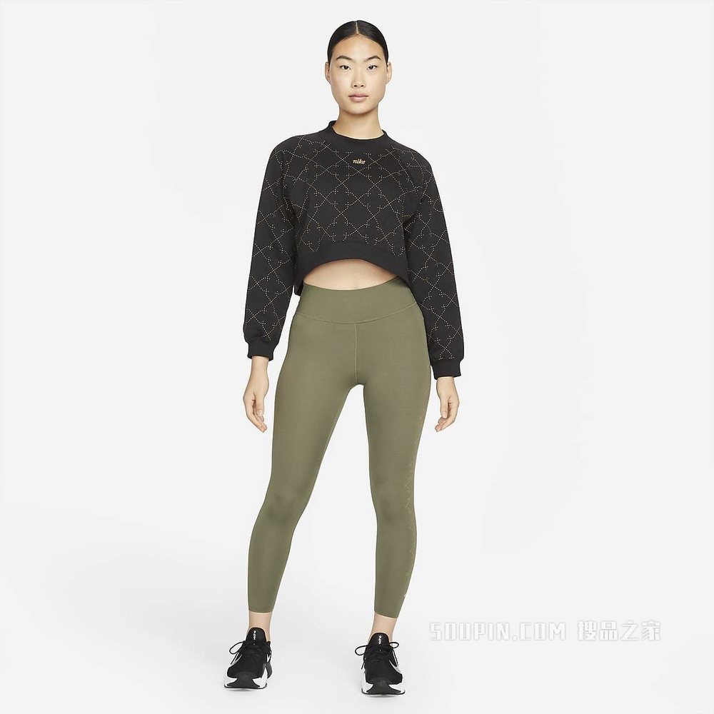 Nike Novelty 女子短款起绒运动衫