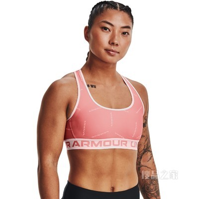 女士DFO Crossback印花运动内衣—中强度
